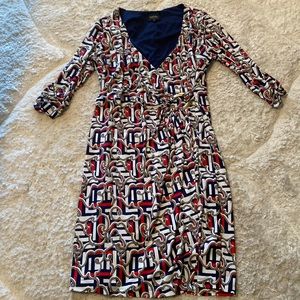 Laundry by Shelli Segal faux wrap dress
